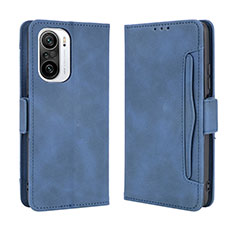 Coque Portefeuille Livre Cuir Etui Clapet BY3 pour Xiaomi Mi 11X Pro 5G Bleu