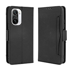 Coque Portefeuille Livre Cuir Etui Clapet BY3 pour Xiaomi Mi 11X Pro 5G Noir