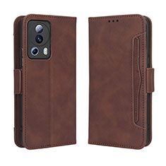 Coque Portefeuille Livre Cuir Etui Clapet BY3 pour Xiaomi Mi 13 Lite 5G Marron