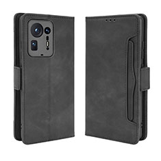 Coque Portefeuille Livre Cuir Etui Clapet BY3 pour Xiaomi Mi Mix 4 5G Noir