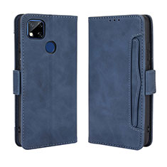 Coque Portefeuille Livre Cuir Etui Clapet BY3 pour Xiaomi POCO C31 Bleu