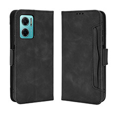 Coque Portefeuille Livre Cuir Etui Clapet BY3 pour Xiaomi Redmi 10 5G Noir