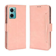 Coque Portefeuille Livre Cuir Etui Clapet BY3 pour Xiaomi Redmi 10 5G Rose