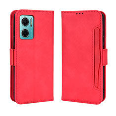 Coque Portefeuille Livre Cuir Etui Clapet BY3 pour Xiaomi Redmi 10 Prime Plus 5G Rouge