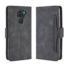 Coque Portefeuille Livre Cuir Etui Clapet BY3 pour Xiaomi Redmi 10X 4G Noir