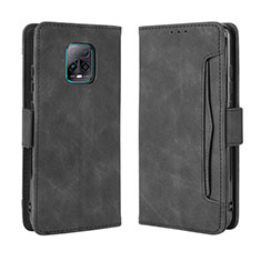 Coque Portefeuille Livre Cuir Etui Clapet BY3 pour Xiaomi Redmi 10X 5G Noir