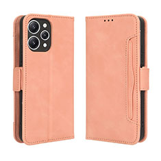 Coque Portefeuille Livre Cuir Etui Clapet BY3 pour Xiaomi Redmi 12 4G Rose