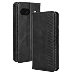 Coque Portefeuille Livre Cuir Etui Clapet BY4 pour Google Pixel 8a 5G Noir