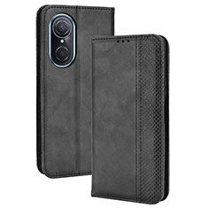 Coque Portefeuille Livre Cuir Etui Clapet BY4 pour Huawei Honor 50 SE 5G Noir