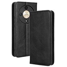 Coque Portefeuille Livre Cuir Etui Clapet BY4 pour Huawei Honor Magic6 Lite 5G Noir