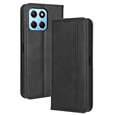 Coque Portefeuille Livre Cuir Etui Clapet BY4 pour Huawei Honor X6 Noir