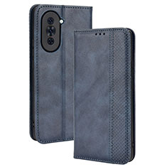 Coque Portefeuille Livre Cuir Etui Clapet BY4 pour Huawei Nova 10 Pro Bleu