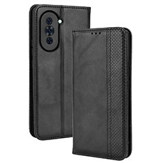 Coque Portefeuille Livre Cuir Etui Clapet BY4 pour Huawei Nova 10 Pro Noir