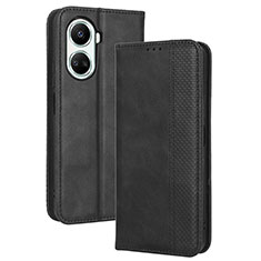 Coque Portefeuille Livre Cuir Etui Clapet BY4 pour Huawei Nova 10 SE Noir