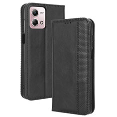 Coque Portefeuille Livre Cuir Etui Clapet BY4 pour Motorola Moto G Stylus (2023) 4G Noir