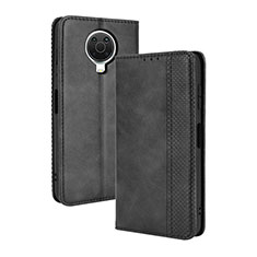 Coque Portefeuille Livre Cuir Etui Clapet BY4 pour Nokia 6.3 Noir