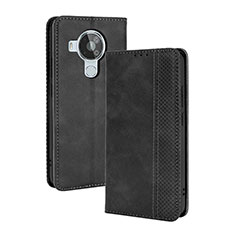 Coque Portefeuille Livre Cuir Etui Clapet BY4 pour Nokia 7.3 Noir