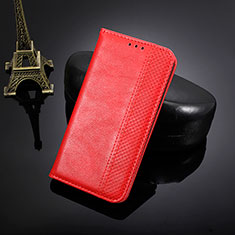 Coque Portefeuille Livre Cuir Etui Clapet BY4 pour Nokia C10 Rouge