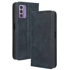 Coque Portefeuille Livre Cuir Etui Clapet BY4 pour Nokia C300 Bleu