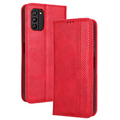 Coque Portefeuille Livre Cuir Etui Clapet BY4 pour Nokia G100 Rouge