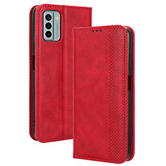 Coque Portefeuille Livre Cuir Etui Clapet BY4 pour Nokia G22 Rouge