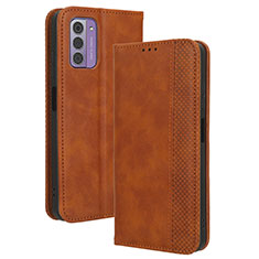 Coque Portefeuille Livre Cuir Etui Clapet BY4 pour Nokia G310 5G Marron