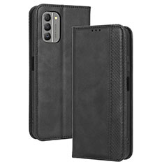 Coque Portefeuille Livre Cuir Etui Clapet BY4 pour Nokia G400 5G Noir