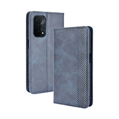 Coque Portefeuille Livre Cuir Etui Clapet BY4 pour OnePlus Nord N200 5G Bleu