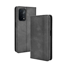 Coque Portefeuille Livre Cuir Etui Clapet BY4 pour OnePlus Nord N200 5G Noir