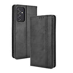 Coque Portefeuille Livre Cuir Etui Clapet BY4 pour Samsung Galaxy A15 4G Noir