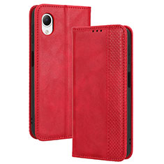 Coque Portefeuille Livre Cuir Etui Clapet BY4 pour Samsung Galaxy A23s Rouge
