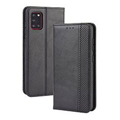 Coque Portefeuille Livre Cuir Etui Clapet BY4 pour Samsung Galaxy A31 Noir