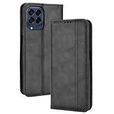 Coque Portefeuille Livre Cuir Etui Clapet BY4 pour Samsung Galaxy M33 5G Noir