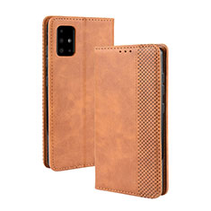 Coque Portefeuille Livre Cuir Etui Clapet BY4 pour Samsung Galaxy S20 5G Marron