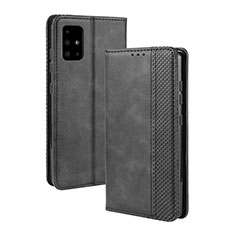 Coque Portefeuille Livre Cuir Etui Clapet BY4 pour Samsung Galaxy S20 Plus Noir