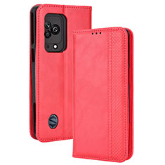 Coque Portefeuille Livre Cuir Etui Clapet BY4 pour Xiaomi Black Shark 5 5G Rouge