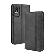 Coque Portefeuille Livre Cuir Etui Clapet BY4 pour Xiaomi Civi 1S 5G Noir