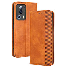 Coque Portefeuille Livre Cuir Etui Clapet BY4 pour Xiaomi Civi 2 5G Marron