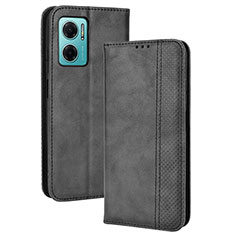 Coque Portefeuille Livre Cuir Etui Clapet BY4 pour Xiaomi Redmi 11 Prime 5G Noir