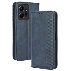 Coque Portefeuille Livre Cuir Etui Clapet BY4 pour Xiaomi Redmi Note 12 4G Bleu