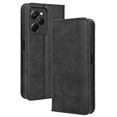 Coque Portefeuille Livre Cuir Etui Clapet BY4 pour Xiaomi Redmi Note 12 Pro Speed 5G Noir