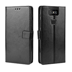 Coque Portefeuille Livre Cuir Etui Clapet BY5 pour Asus Zenfone 6 ZS630KL Noir