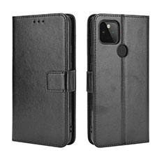 Coque Portefeuille Livre Cuir Etui Clapet BY5 pour Google Pixel 4a 5G Noir