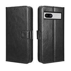 Coque Portefeuille Livre Cuir Etui Clapet BY5 pour Google Pixel 7a 5G Noir