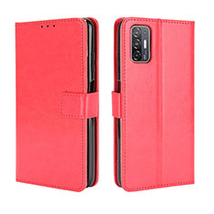 Coque Portefeuille Livre Cuir Etui Clapet BY5 pour HTC Desire 21 Pro 5G Rouge