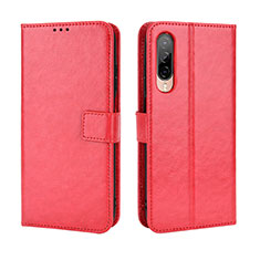Coque Portefeuille Livre Cuir Etui Clapet BY5 pour HTC Desire 22 Pro 5G Rouge