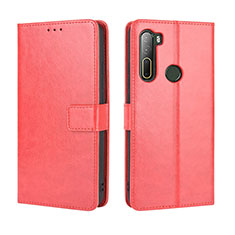 Coque Portefeuille Livre Cuir Etui Clapet BY5 pour HTC U20 5G Rouge