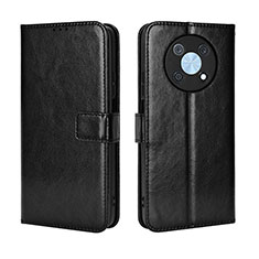 Coque Portefeuille Livre Cuir Etui Clapet BY5 pour Huawei Enjoy 50 Pro Noir