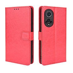 Coque Portefeuille Livre Cuir Etui Clapet BY5 pour Huawei Honor 50 Pro 5G Rouge