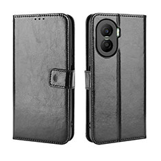 Coque Portefeuille Livre Cuir Etui Clapet BY5 pour Huawei Honor X40i 5G Noir